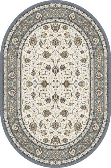 Dynamic Rugs ANCIENT GARDEN 57120-6454 Beige and Light Blue